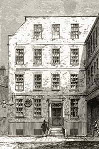 Maison du Dr Samuel Johnson au 17 Gough Square, de 